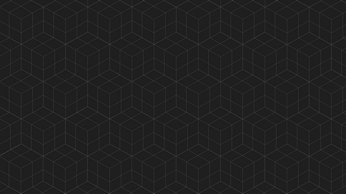 Dark geometric pattern with isometric cubes