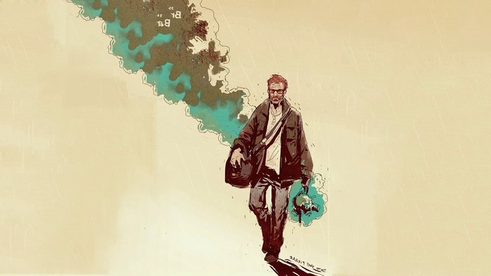 Walter White from Breaking Bad artwork