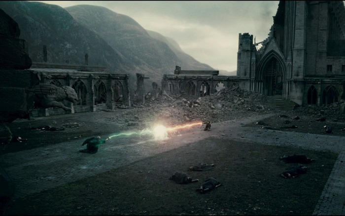 Harry Potter and Voldemort's Epic Hogwarts Duel
