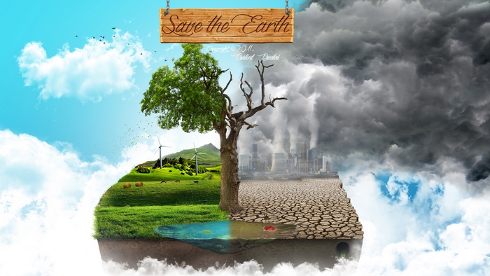 Save the Earth concept art
