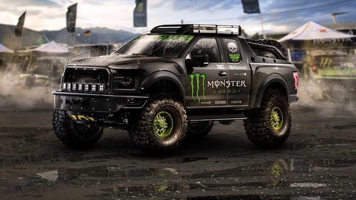 Monster Energy Ford Raptor Pickup Truck