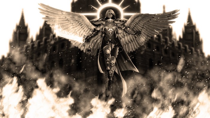 Adepta Sororitas Angel from Warhammer 40,000