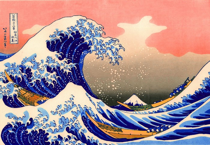 The Great Wave off Kanagawa by Hokusai
