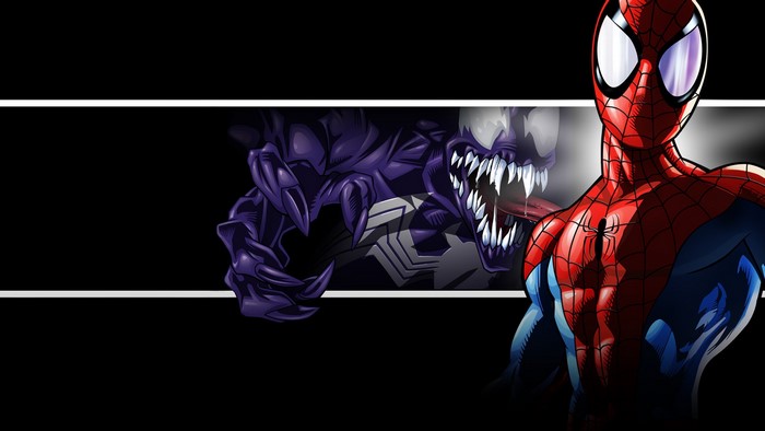 Spider-Man vs. Venom from Ultimate Spider-Man