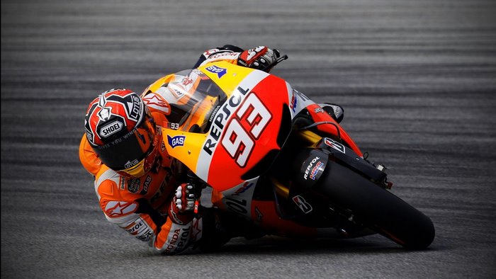 Marc Marquez on Repsol Honda Motorcycle