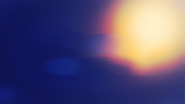 Abstract motion blur with blue and yellow gradient