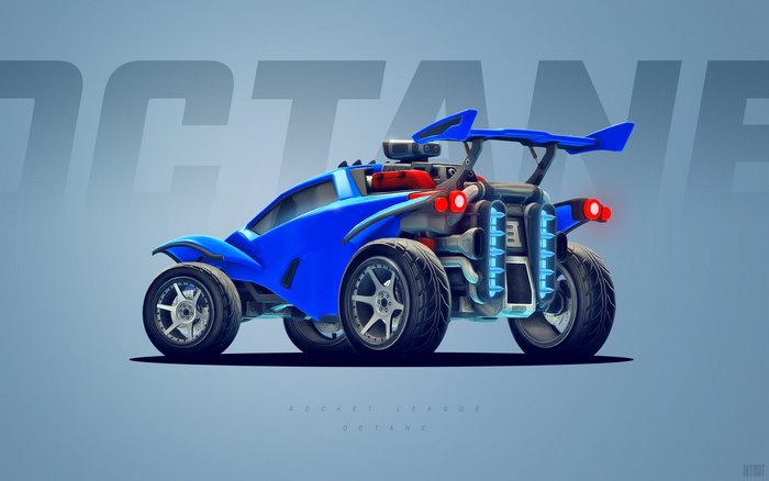 Rocket League Octane Render
