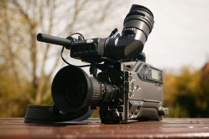 Sony Broadcast Video Camera with Lens