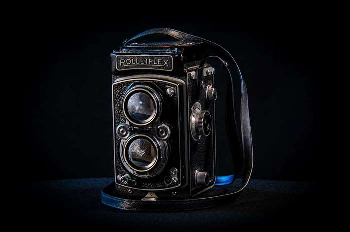 Rolleiflex twin-lens reflex camera