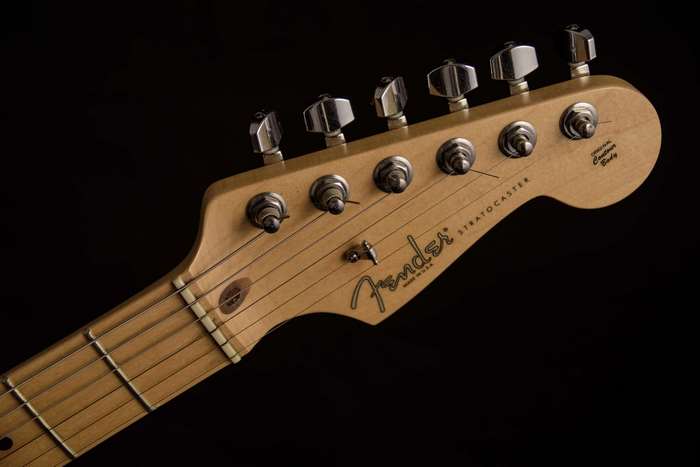 Fender Stratocaster Guitar Headstock Close Up
