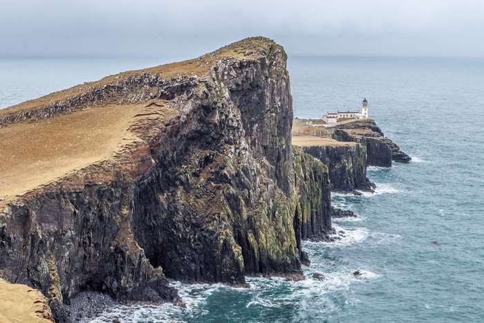 Neist Point Lighthouse, Isle of Skye, Scotland 4K
