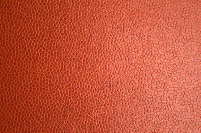Close-up texture of a basketball surface