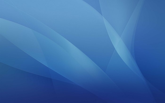Abstract blue and white flowing lines
