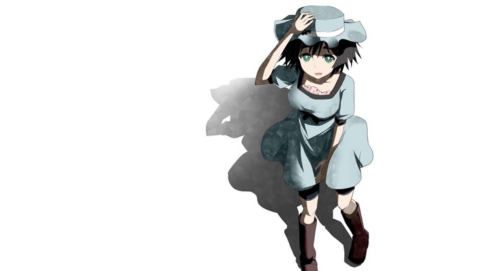 Kurisu Makise from Steins;Gate wearing a hat