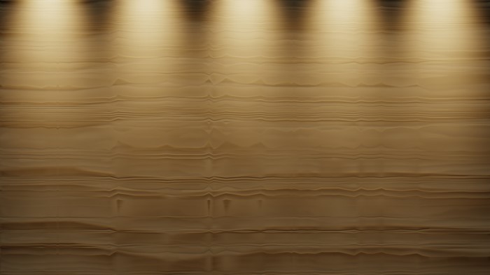 Wood surface with spotlights