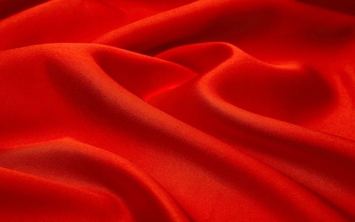 Red Silk Fabric