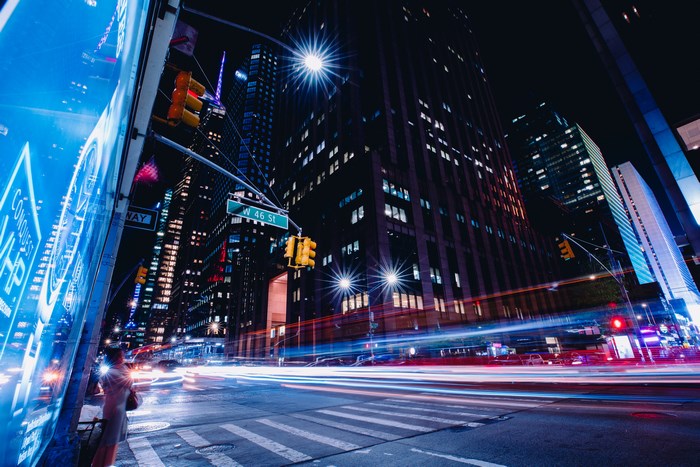 New York City Street Long Exposure 4K
