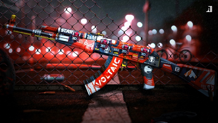 AK-47 Voltic skin from Counter-Strike: Global Offensive