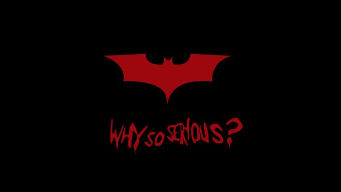 Batman Joker Why So Serious Logo