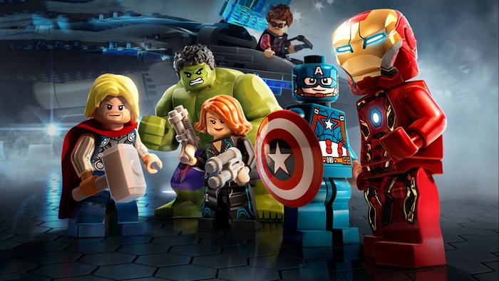 Lego Avengers: Iron Man, Captain America, Hulk, Thor, Black Widow
