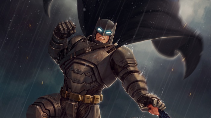 Batman from DC Comics in Armored Suit