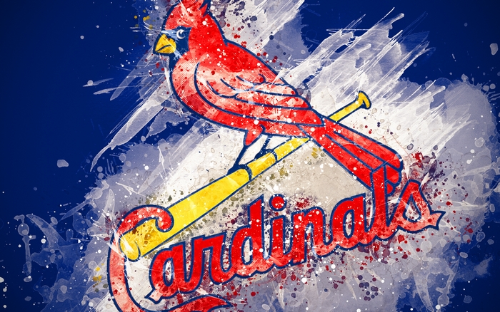 Artistic St. Louis Cardinals Baseball Logo Design