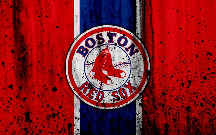 Boston Red Sox Logo on Textured Background