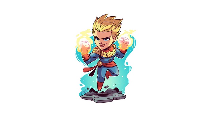 Captain Marvel from Marvel Comics