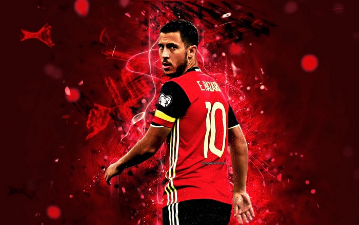 Eden Hazard of Belgium Soccer