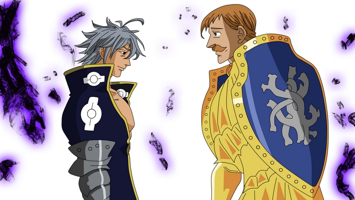 Estarossa and Escanor from The Seven Deadly Sins