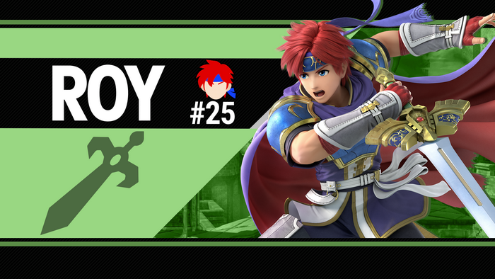 Roy from Fire Emblem in Super Smash Bros. Ultimate