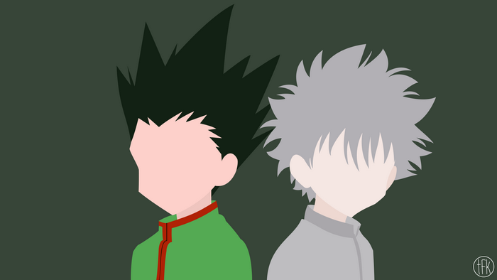 Gon Freecss and Killua Zoldyck from Hunter x Hunter