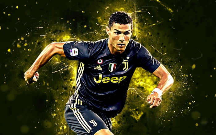 Cristiano Ronaldo Juventus F.C. Action Pose