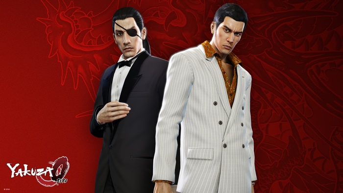 Kazuma Kiryu and Goro Majima from Yakuza 0
