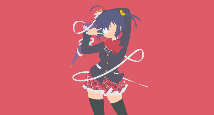 Rikka Takanashi from Love Chunibyo & Other Delusions Minimalist Anime