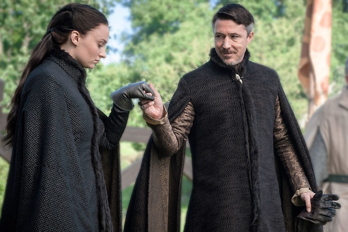 Sansa Stark and Petyr Baelish from Game of Thrones