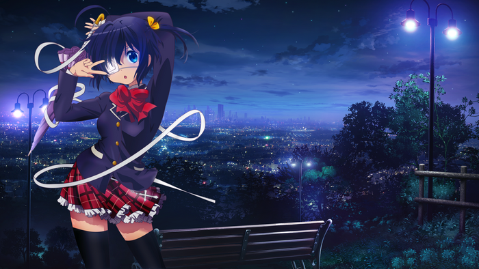 Rikka Takanashi from Love Chunibyo & Other Delusions at night
