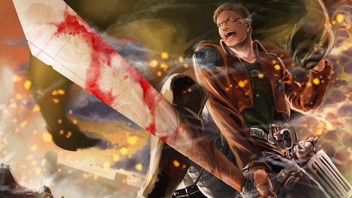 Reiner Braun from Attack on Titan