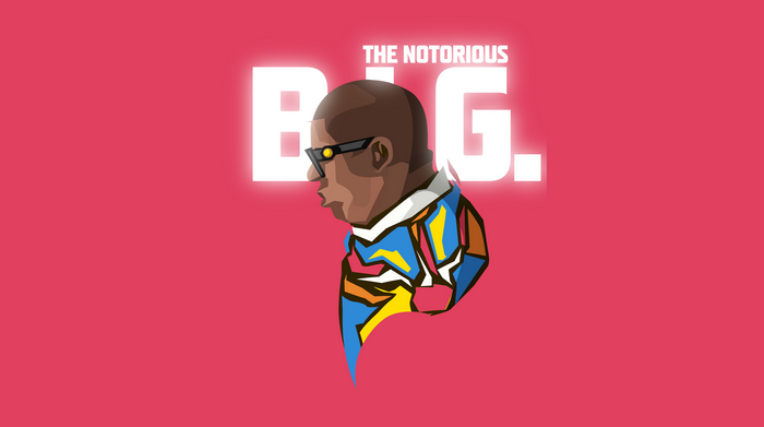 The Notorious B.I.G. stylized portrait