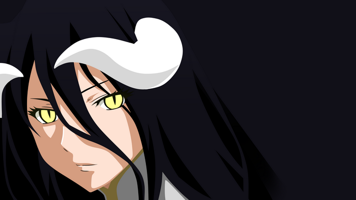 Albedo from Overlord Anime Minimalist