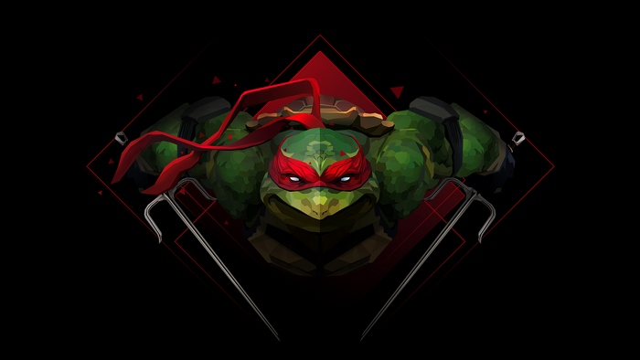 Raphael from Teenage Mutant Ninja Turtles with Sai