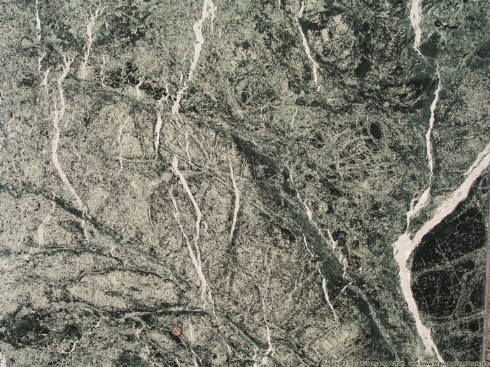 Green Marble Texture with White Veins
