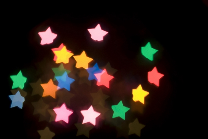 Bokeh star lights