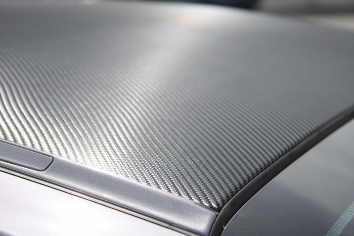 Carbon fiber car roof