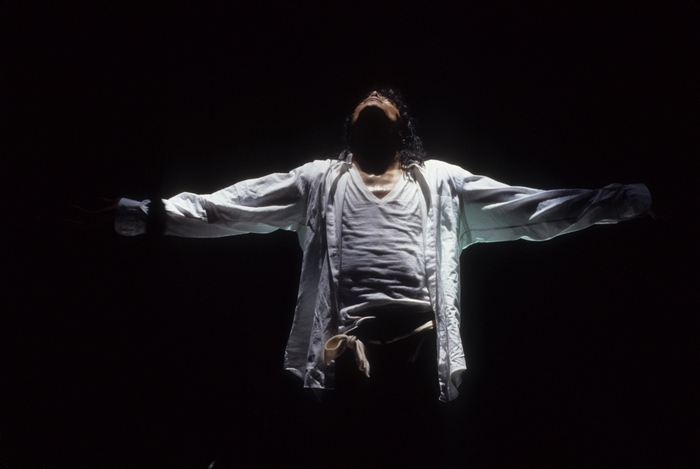 Michael Jackson with Arms Outstretched