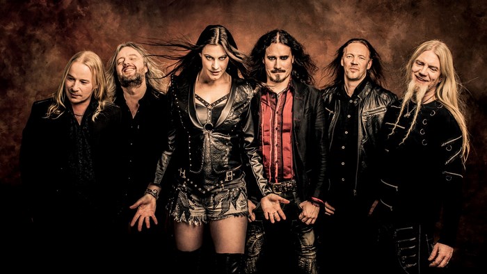 Nightwish Band Group Portrait with Intense Mood
