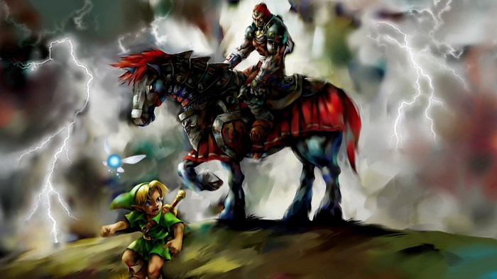 Link and Ganondorf from The Legend of Zelda: Ocarina of Time