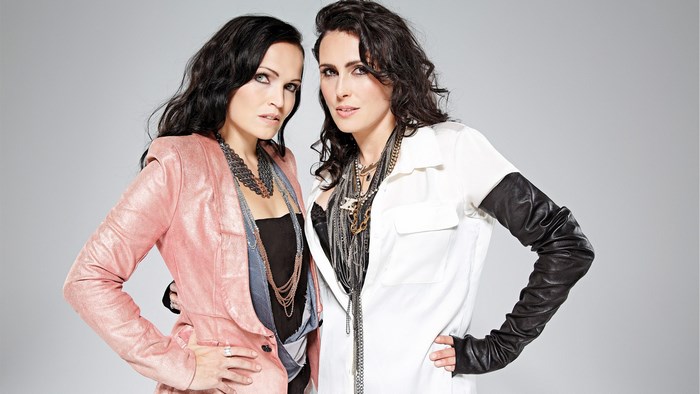 Sharon den Adel and Robert Westerholt from Within Temptation