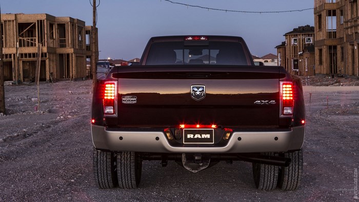 Ram 3500 Dually Truck at Construction Site