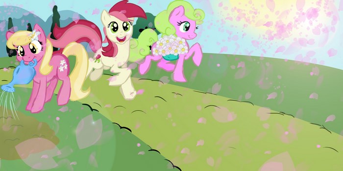 My Little Pony: Friendship is Magic - Three Ponies Watering Plants